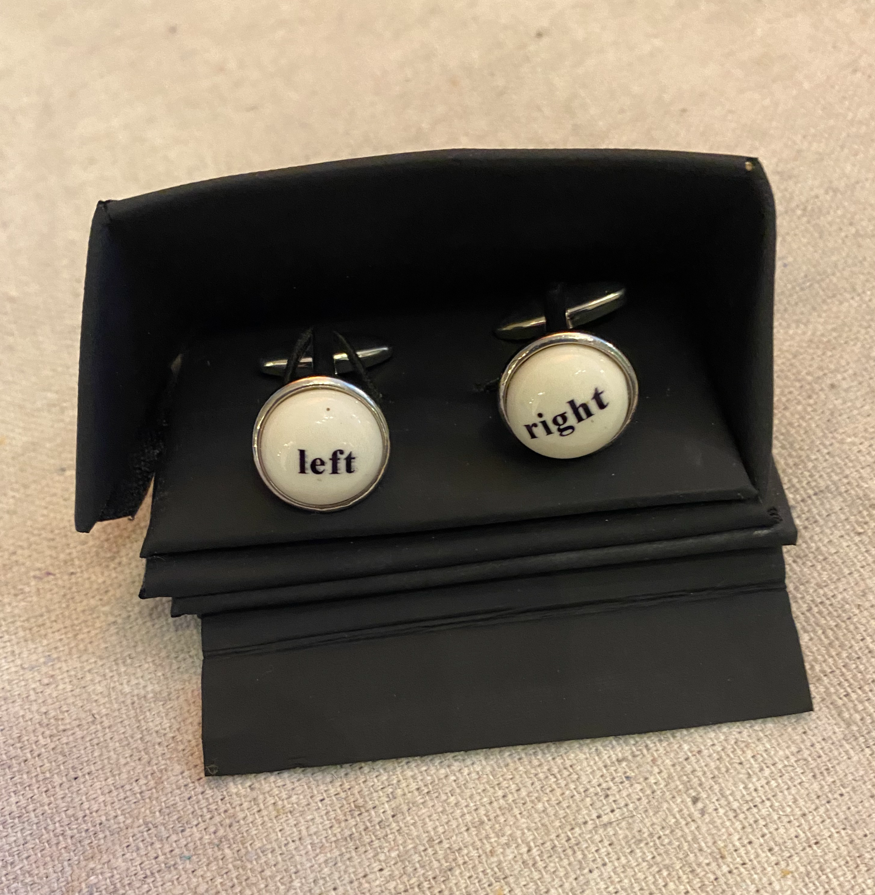 Right Left Cuff Links